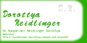 dorottya neidlinger business card